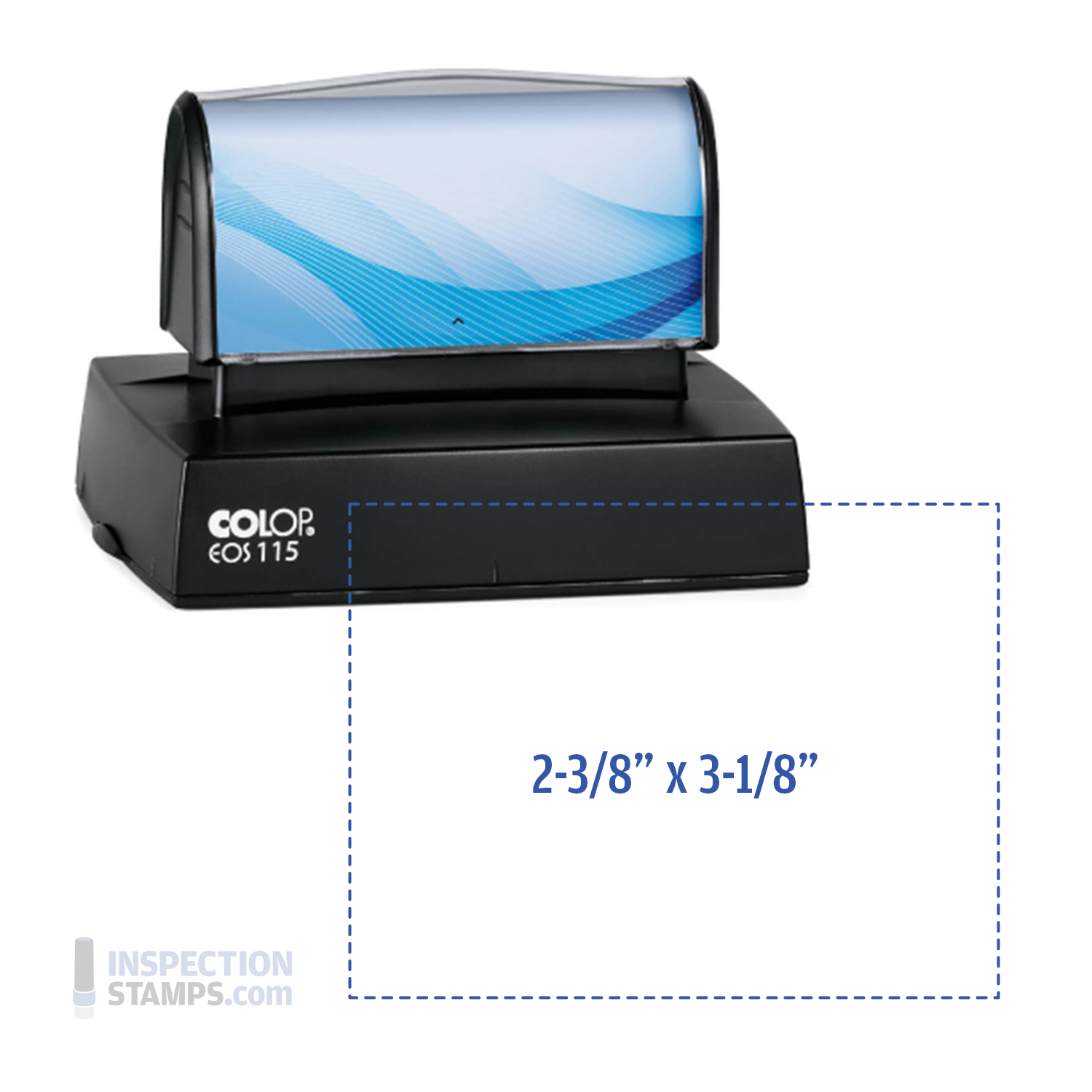 HD 115 Pre-Inked Quick Dry Stamp (2-3/8" x 3-1/8")