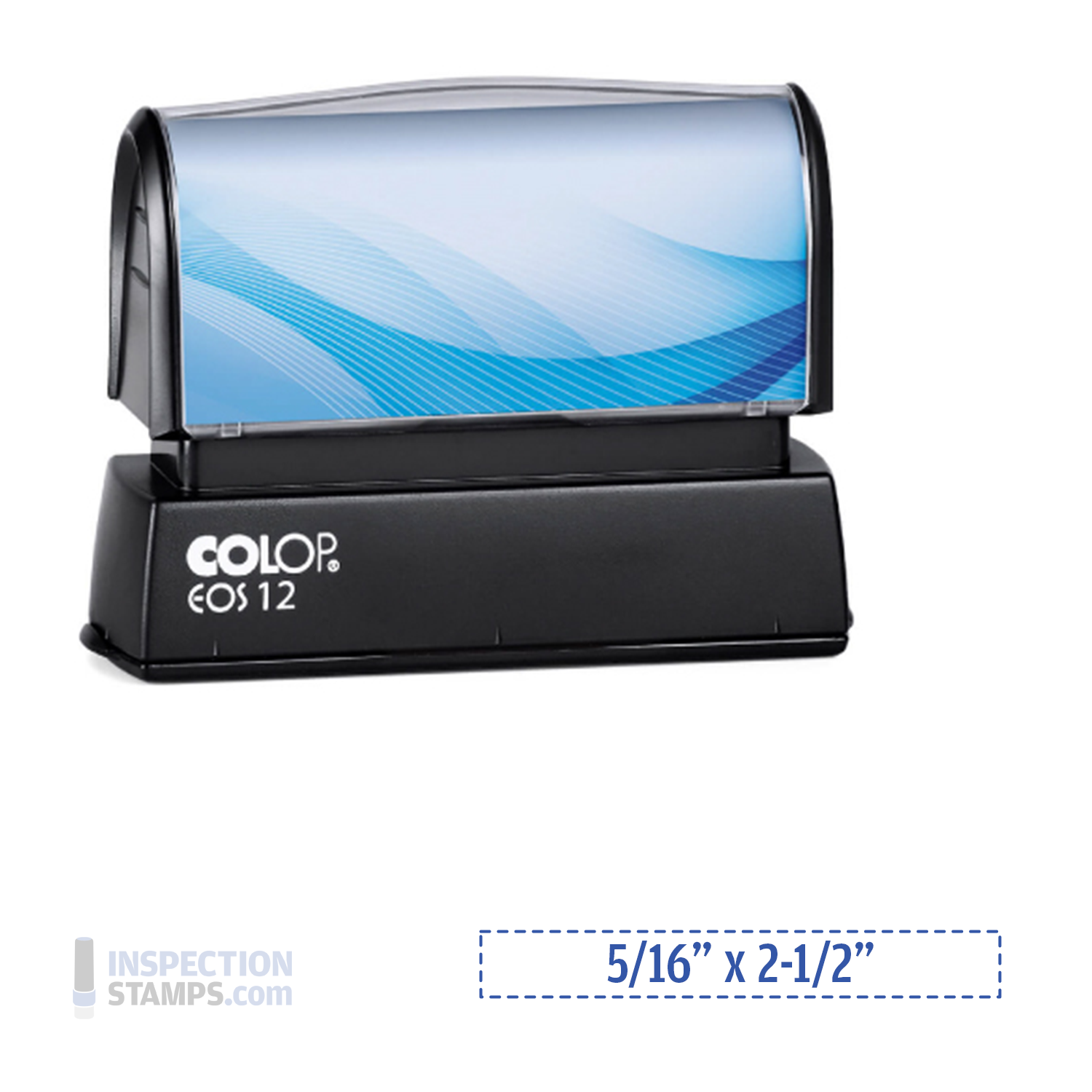 HD 12 Pre-Inked Quick Dry Stamp (5/16" x 2-1/2")