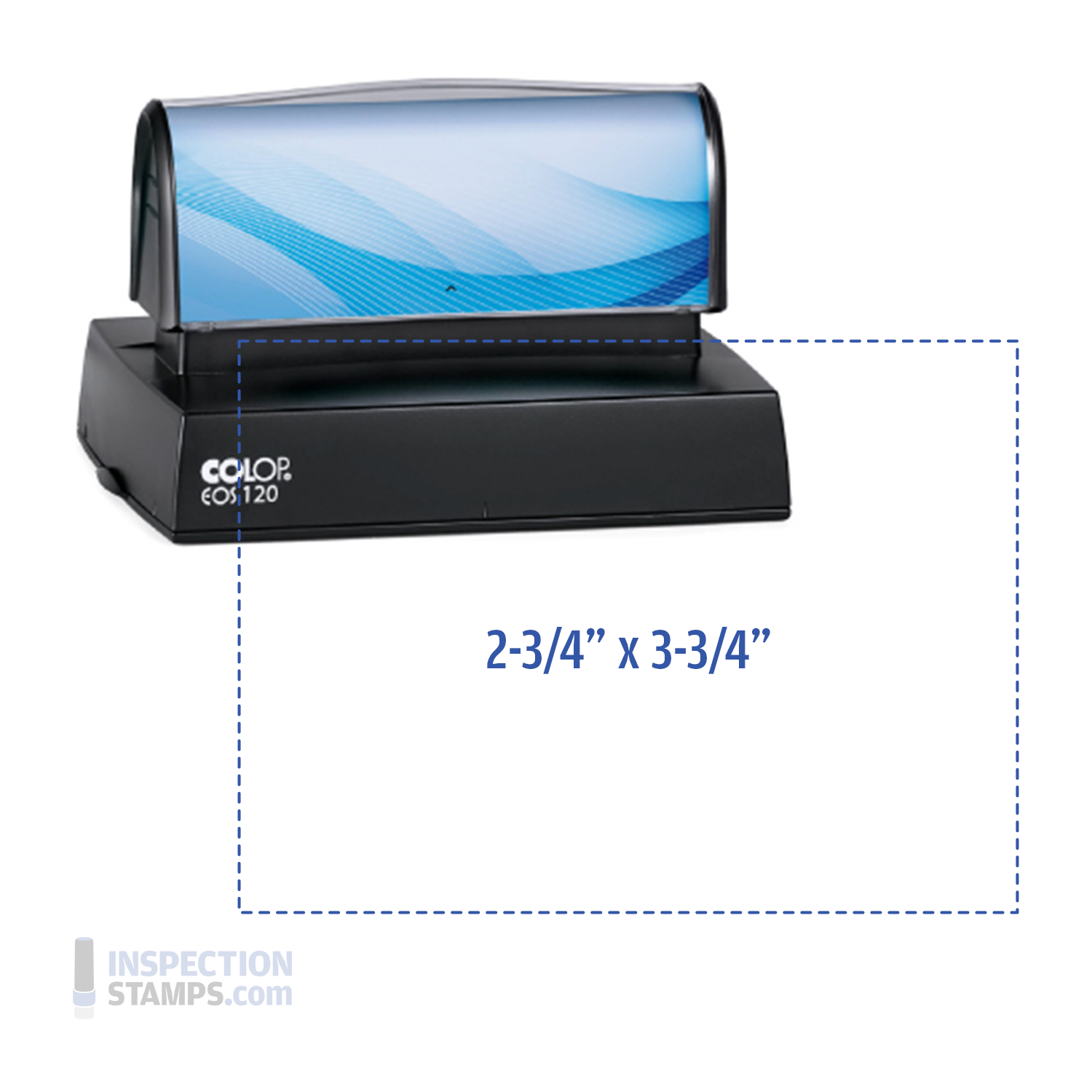 HD 120 Pre-Inked Quick Dry Stamp (2-3/4" x 3-3/4")