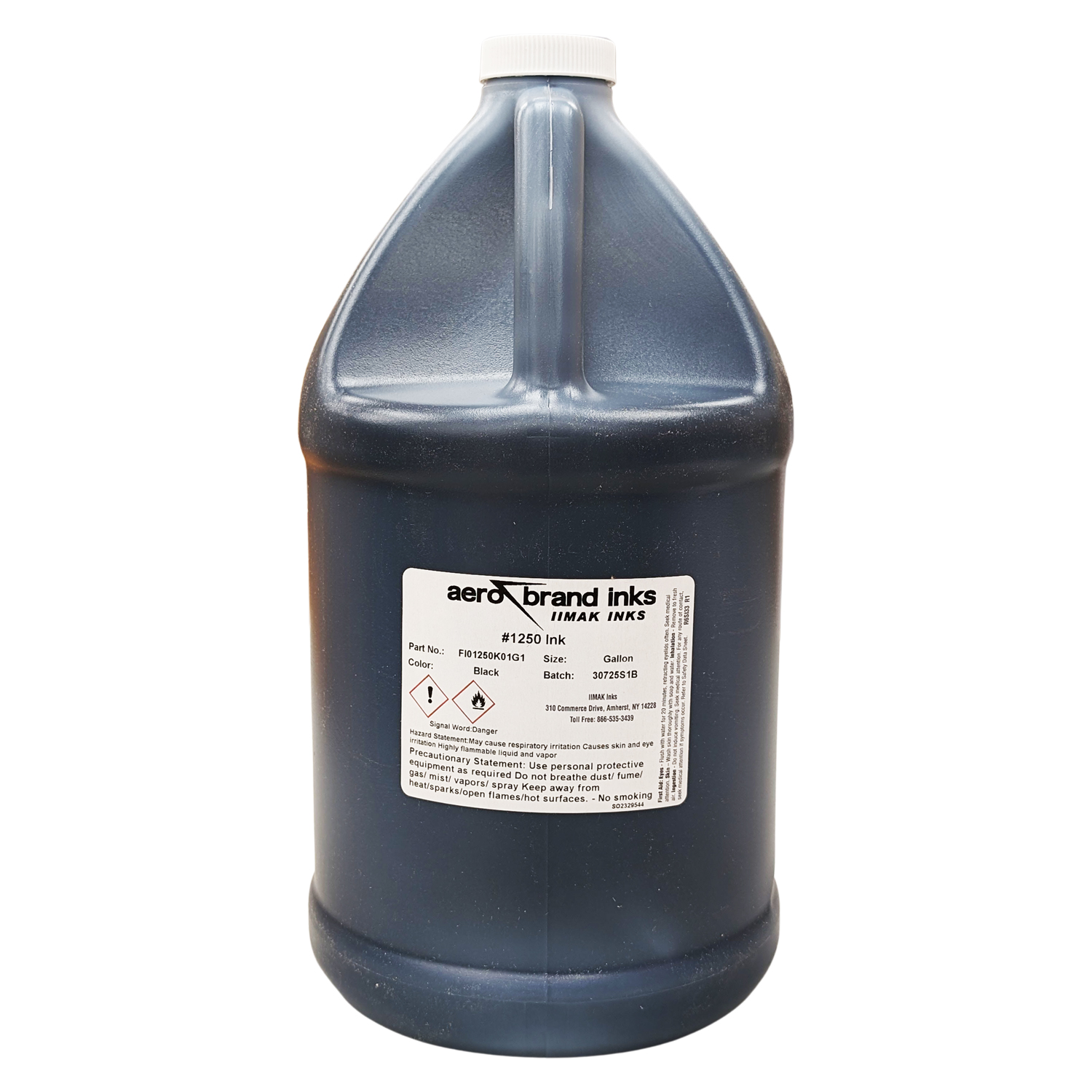 #1250 Aero Quick Dry Marking Ink, BLACK Ink - Gallon