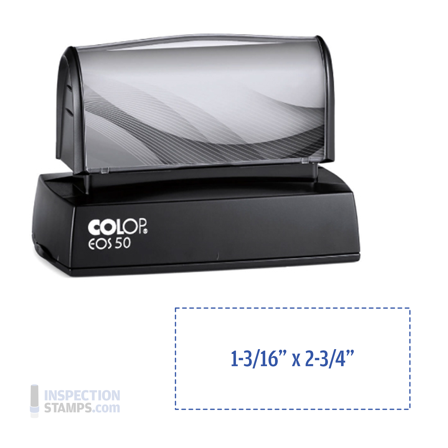 HD 50 Pre-Inked Quick Dry Stamp (1-3/16" X 2-3/4")