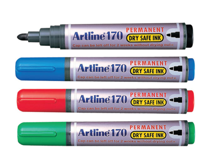 2.0mm Bullet Dry Safe Permanent Marker - Sold by the Dozen