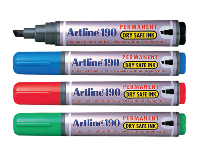 2-5mm Chisel Permanent Markers - Sold by the Dozen