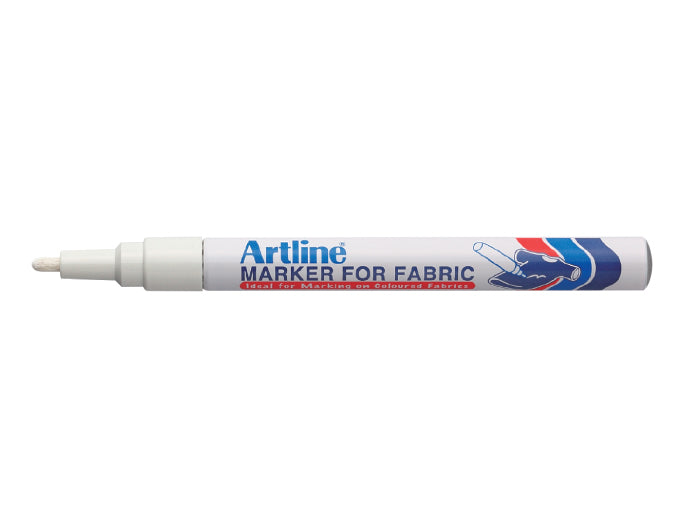 Fabric Marker (White Ink) 1.2mm Bullet - Sold by the Dozen