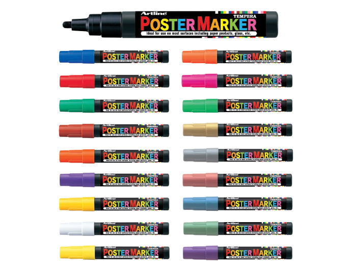 2mm Bullet Poster Markers - Sold by the Dozen
