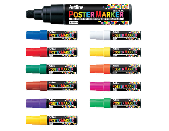 6mm Bullet Poster Markers - Sold by the Dozen