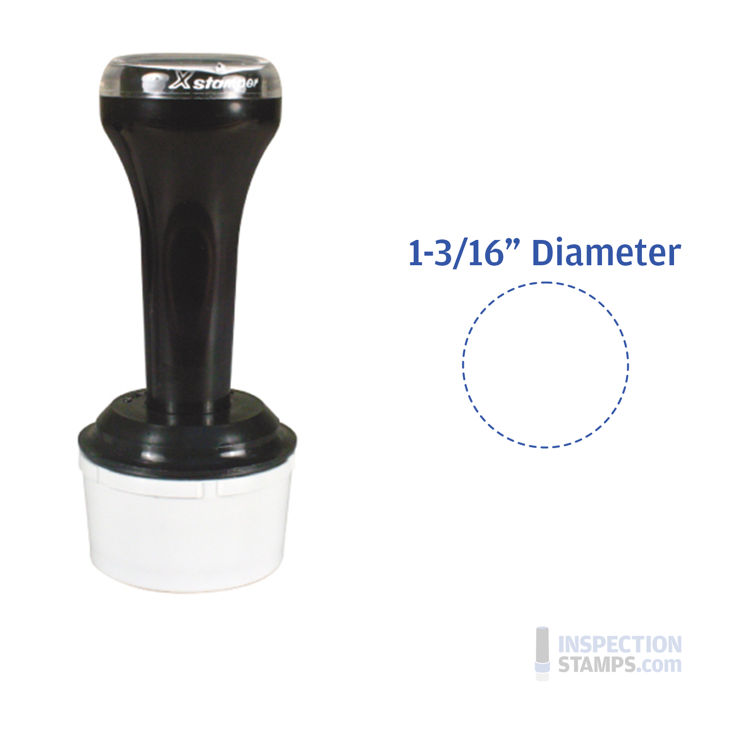 F30 Xstamper Pre-Inked Industrial Stamp (1-3/16" Dia)