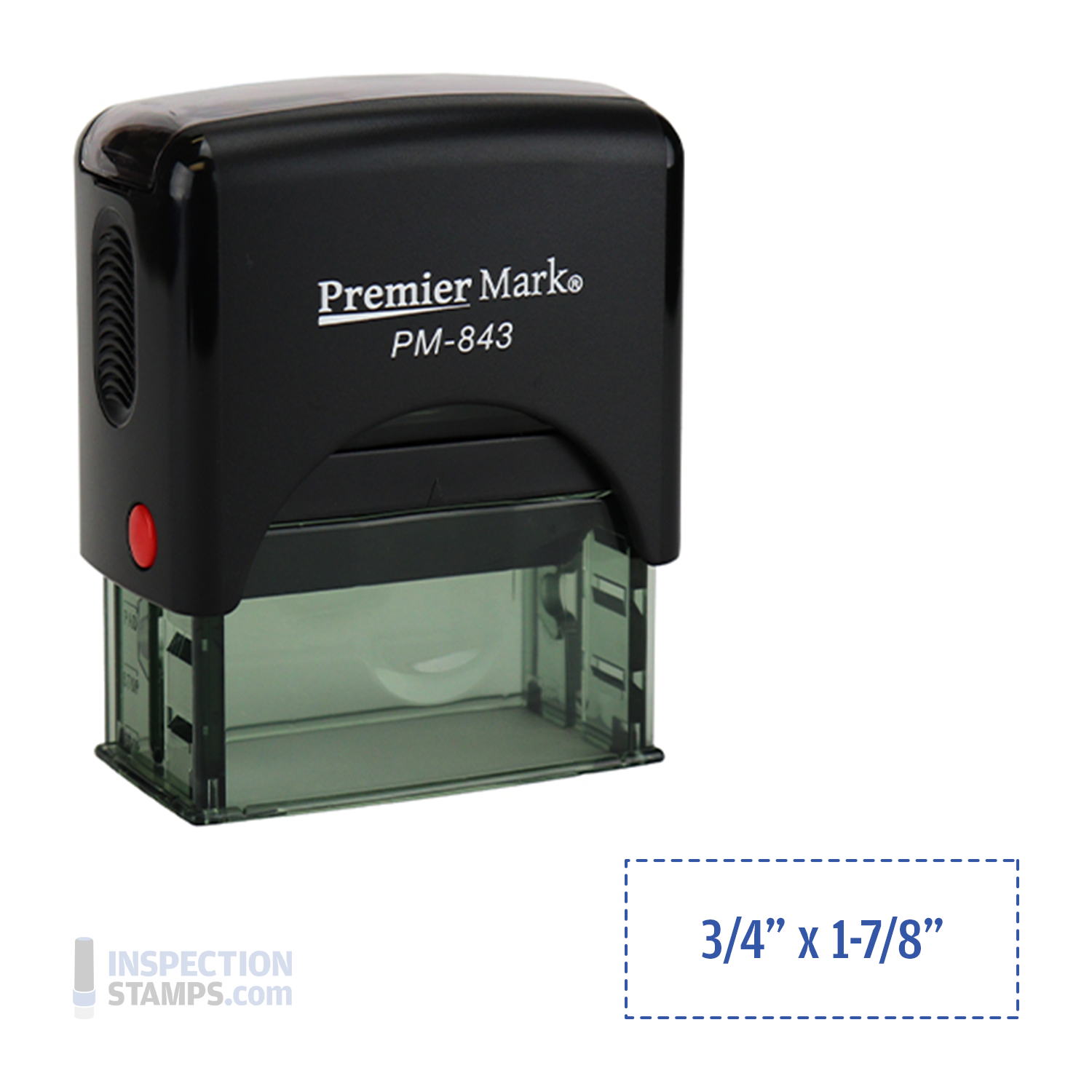 PM-843 Premier Mark Self-Inking Stamp