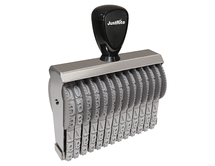 JustRite BN-2, 13 Band Number Stamp with 13 bands