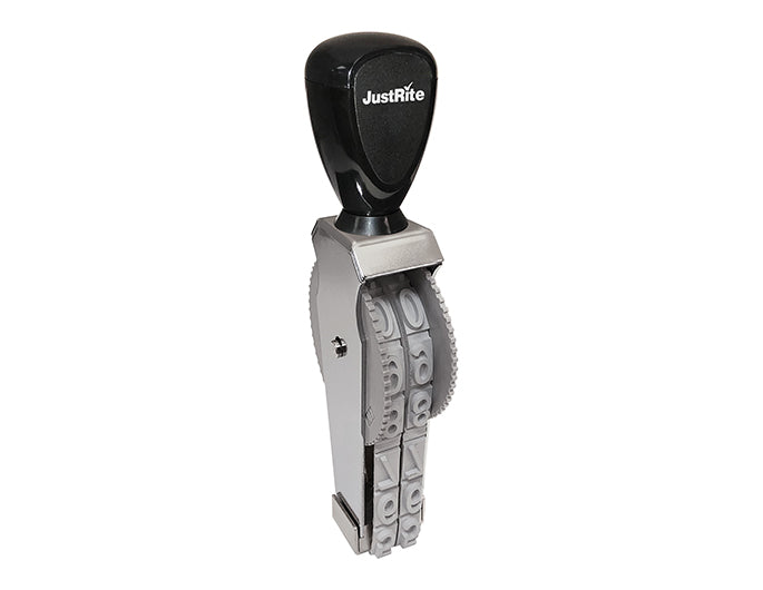 JustRite BN-2.5, 2 Band Number Stamp with 2 bands