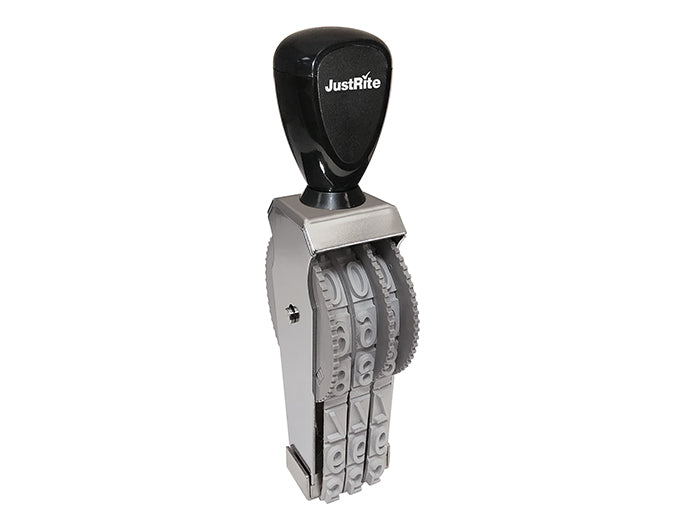JustRite BN-4, 3 Band Number Stamp with 3 bands