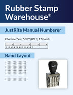 JustRite BN-1-17 band layout