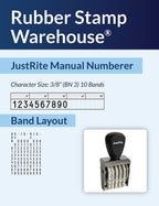 JustRite BN-3-10 band layout