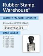 JustRite BN-3-13 band layout