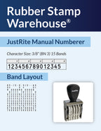 JustRite BN-3-15 band layout