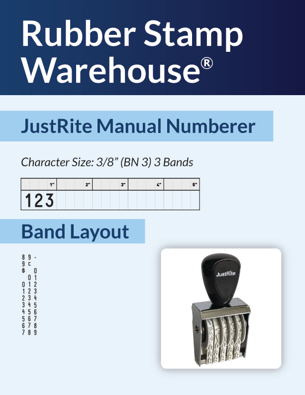 JustRite BN-3-3 band layout