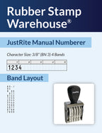 JustRite BN-3-4 band layout