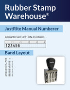 JustRite BN-3-6 band layout